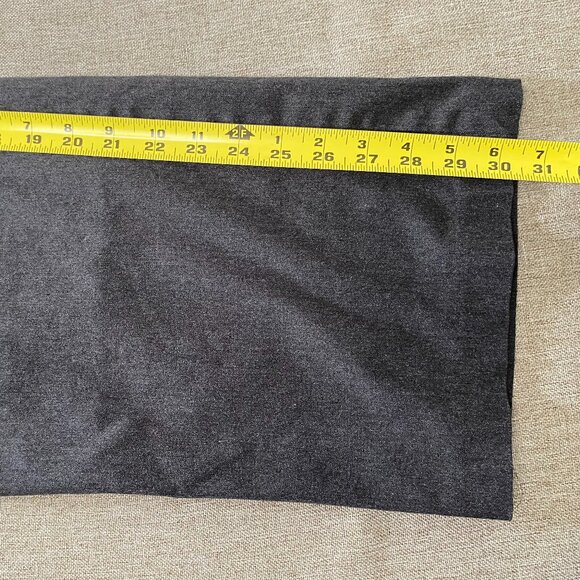 St. John's Bay Straight Leg Khaki Pants Women's 24W High Rise Gray Casual - Picture 11 of 13